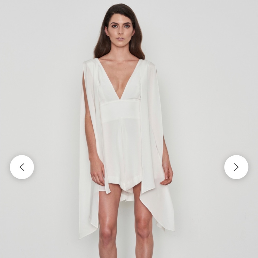 MISHA Collection Miramar silk playsuit romper